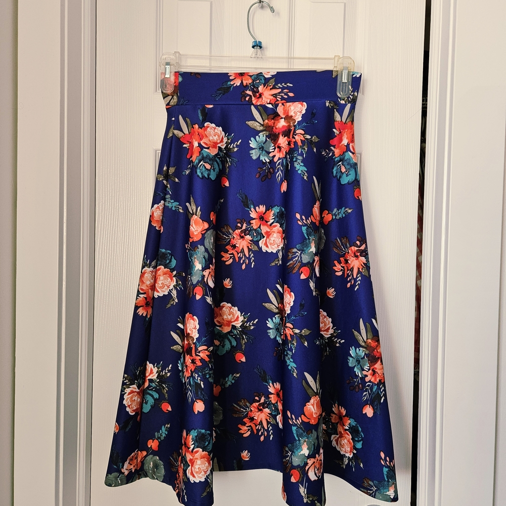 Floral A-Line Skirt Size S